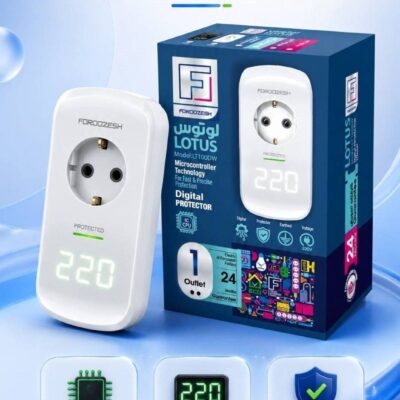 محافظ ولتاژ دیجیتال و پریز هوشمند LOTUS (LT-100DW)